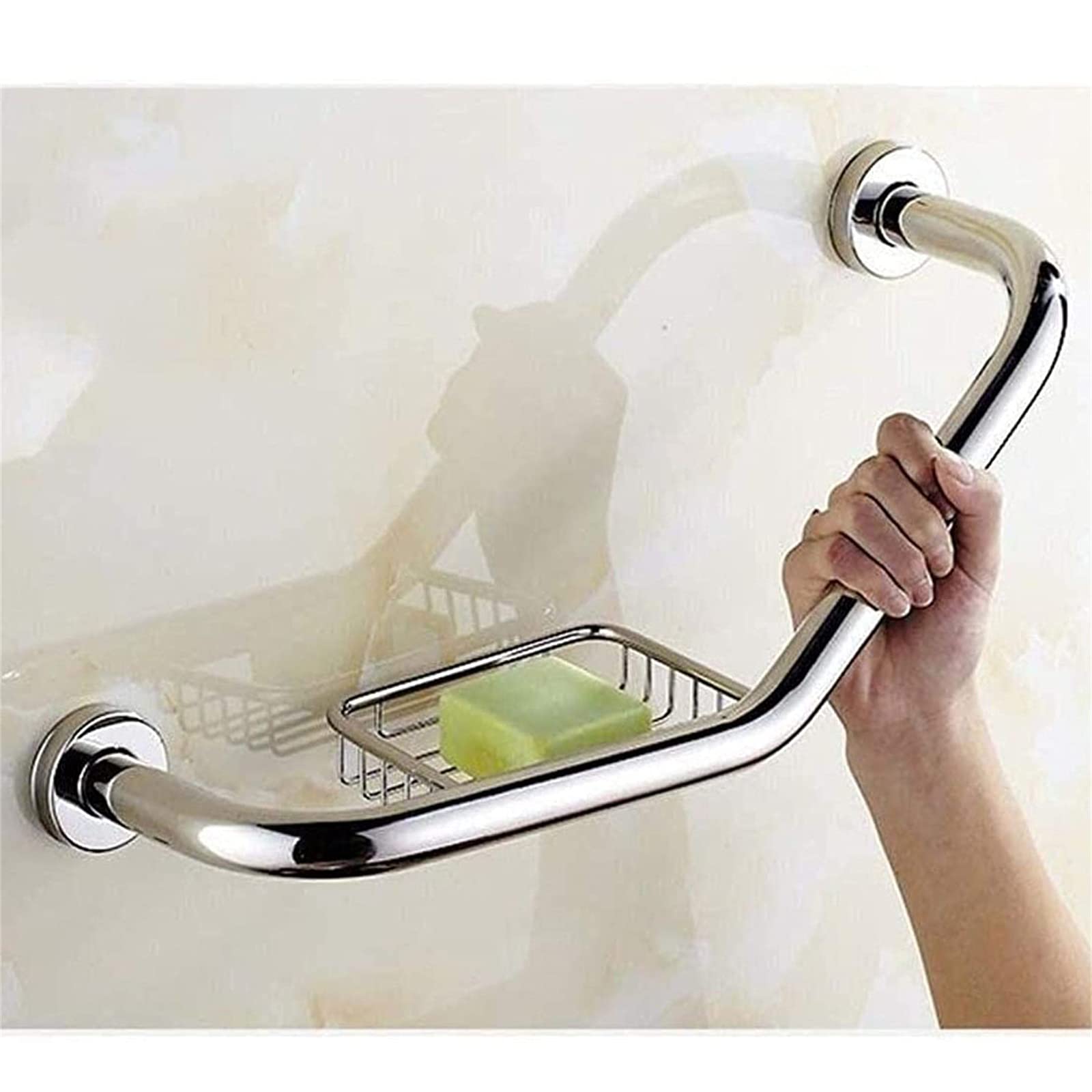 Barras de apoyo for baño, barra de apoyo segura, barra de apoyo for bañera, barra de apoyo for inodoro, manija de barandilla de seguridad, apoyabrazos accesible, manija de baño con canasta de jabón