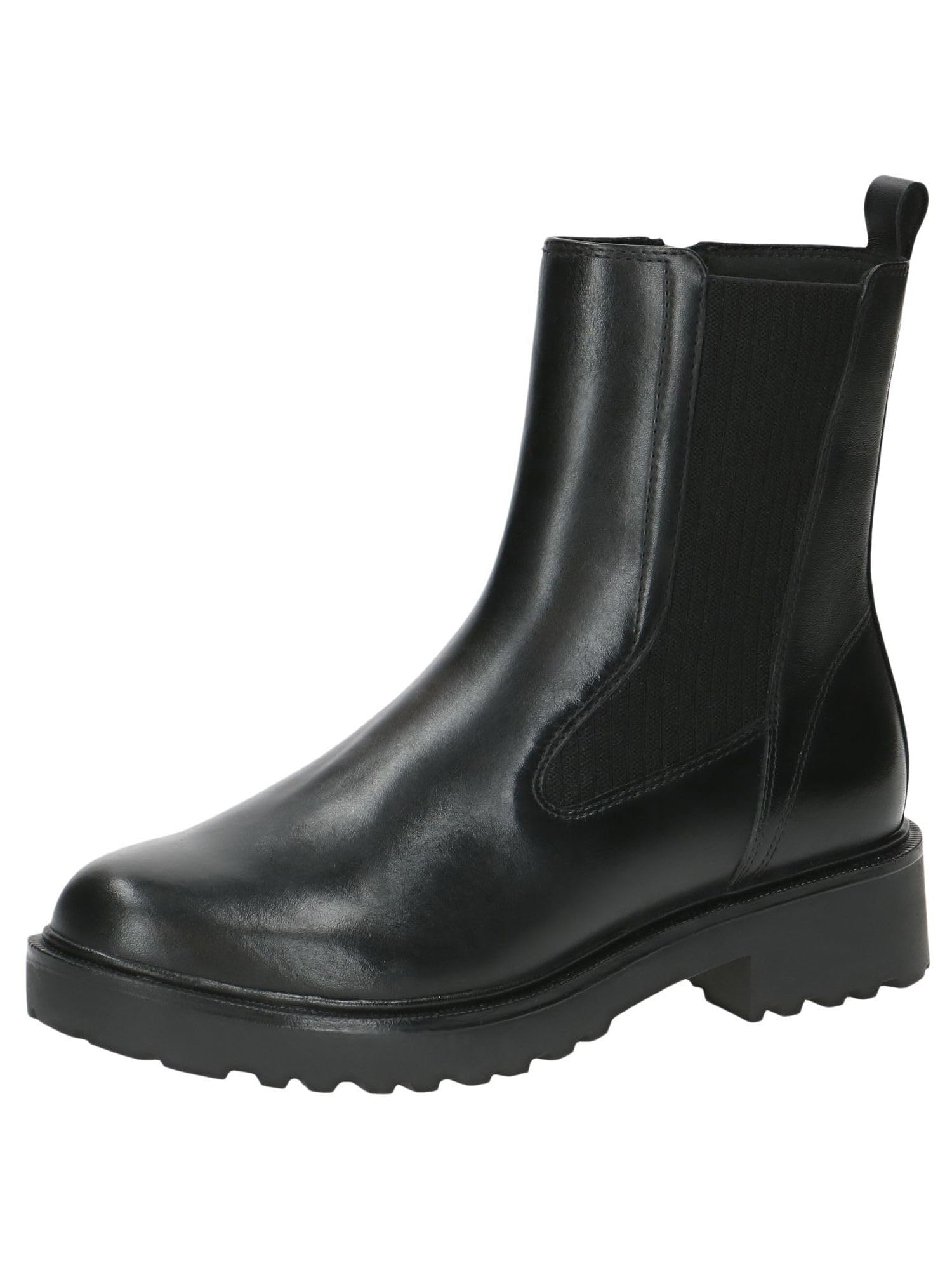 CAPRICE Women's heeled ankle boots with Thermo Insole comfortable, Black (Black Nappa), 5 UK