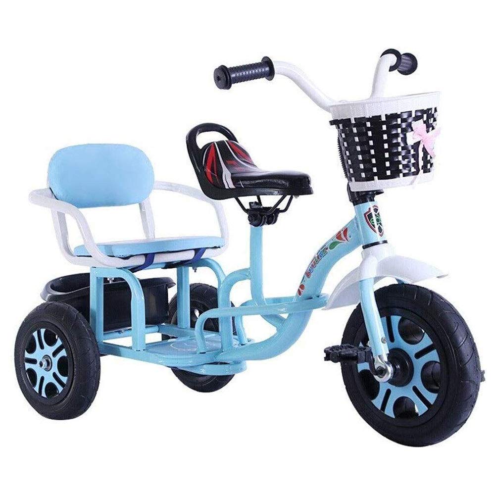 YTPB Double Sheet That can Bring a Tricycle People for Childhood Tricycle Tandem Bicycle Multi-Functional Children, Kids Bike Portable Stroller Reclining 1-3-5-2-6 Years Old
