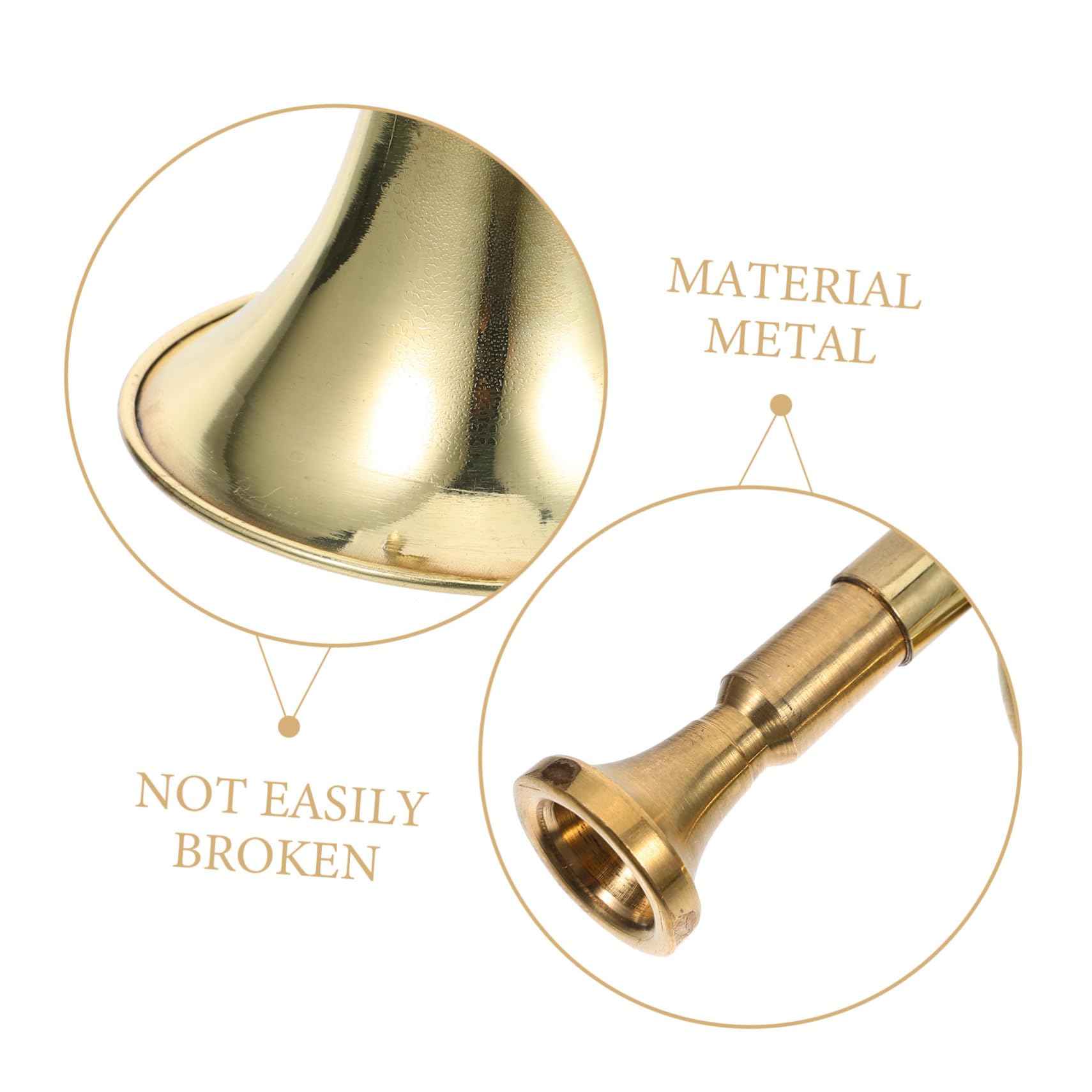 Healifty Instrumento Musical de Viento Dorado para Niños Diseño Creativo y Boquilla Varios Estilos Adecuado para Fiestas y Principiantes Seguro y Resistente Estilo Aleatorio