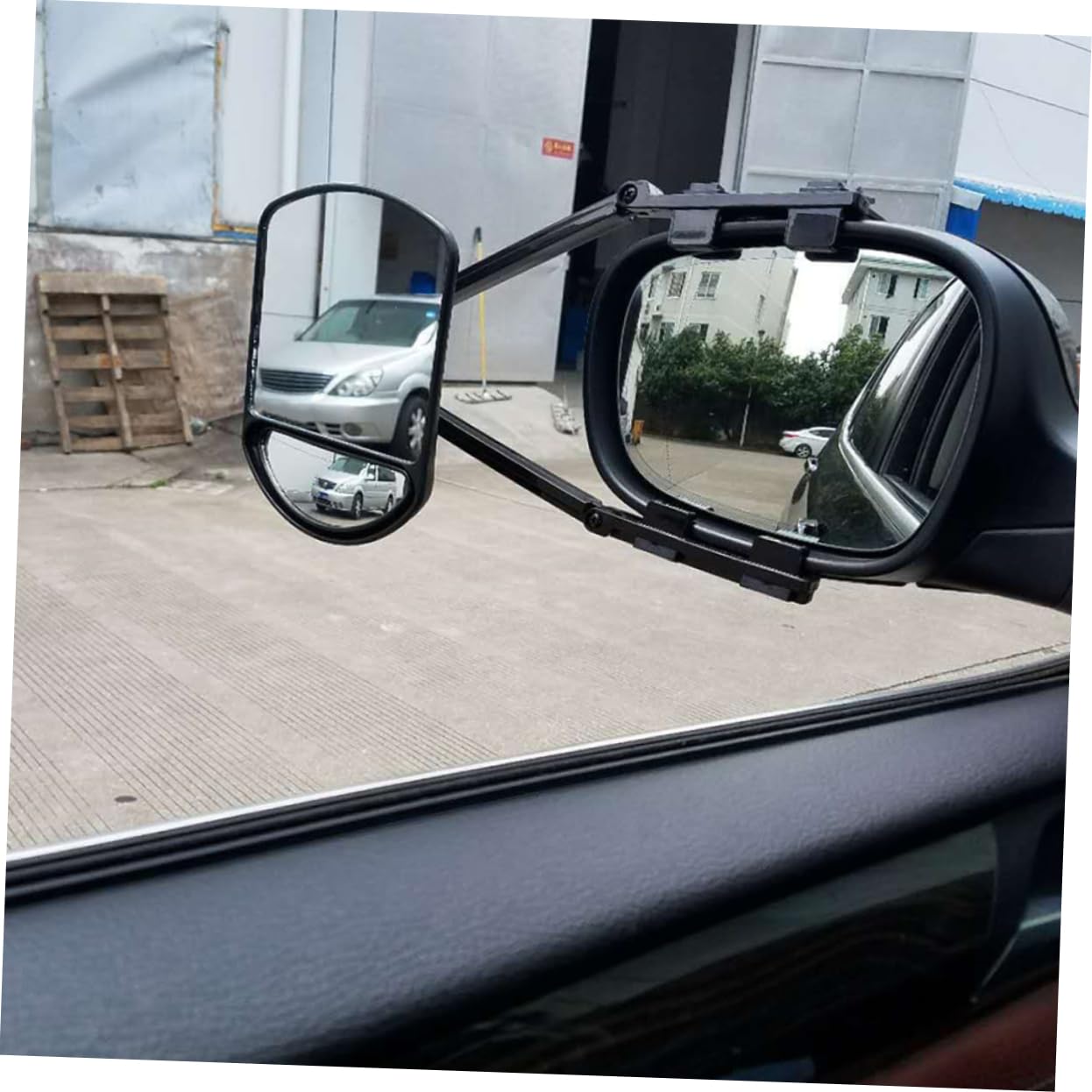 Amosfun 3 Piezas Espejo Extensible Ajustable para Remolque de Vehículo Retrovisor de Acoplamiento para Caravanas y Remolques Accesorio Práctico y Multifuncional