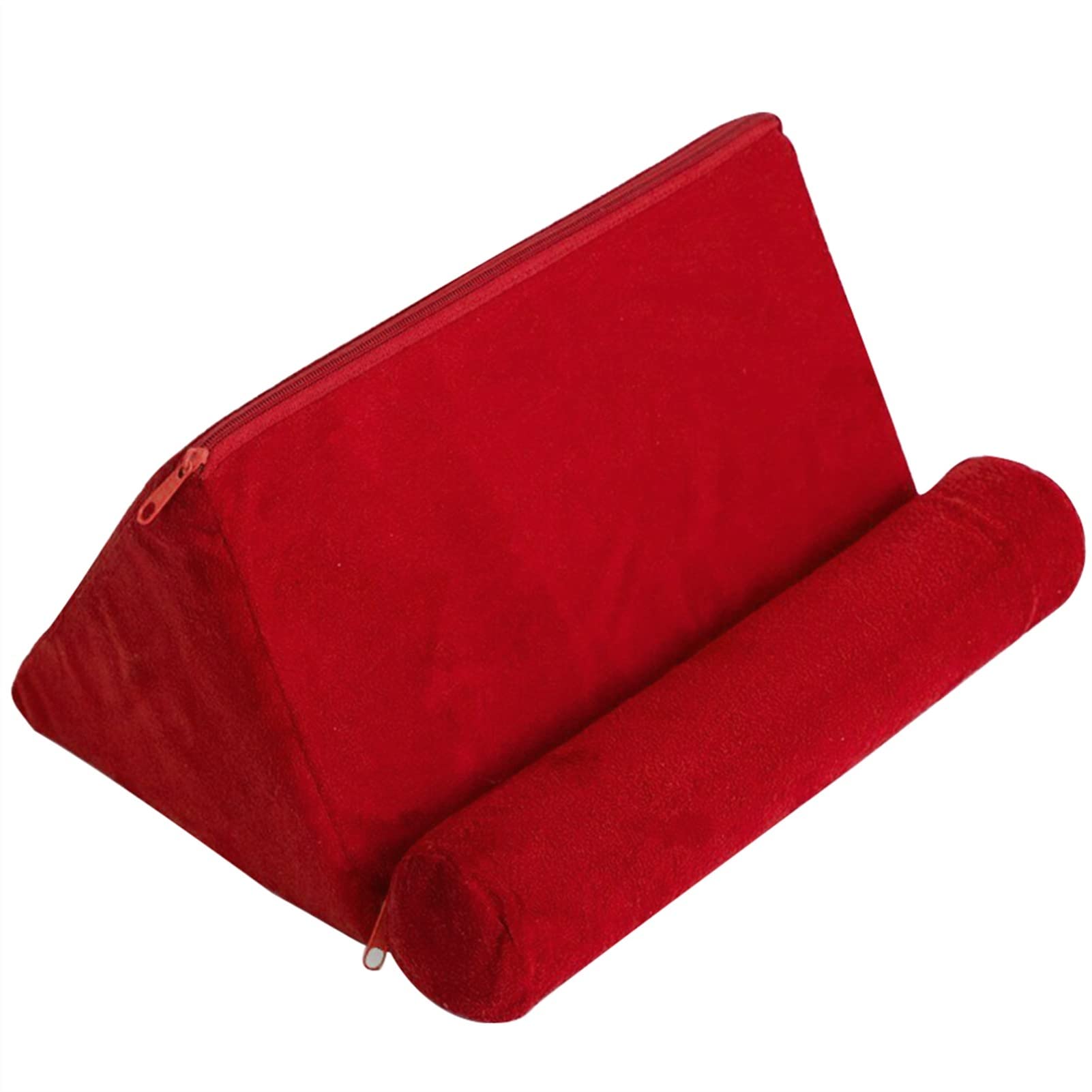 Stojak na tablet z miękką poduszką - stojak na tablet, przenośny lekki stojak na tablet i telefon. Uchwyt na poduszkę na tablet, gąbkę do łóżka, kanapy lub samochodu uchwyt na tablet (kolor