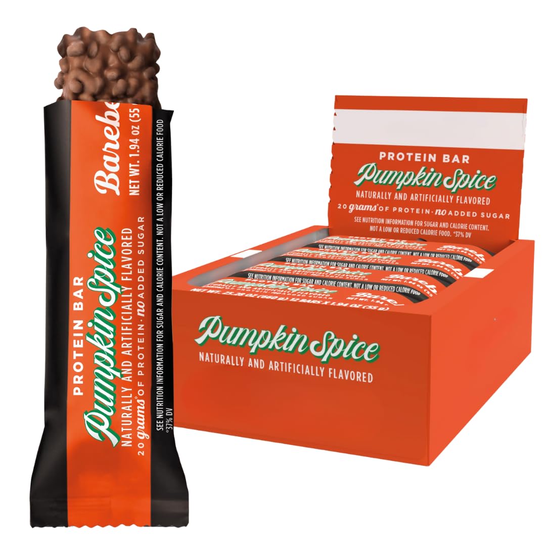 Bundariety Barebels Protein Bars 6 Flavors Variety Sampler Pack, Protein Bars with 20G High Protein (Pack of 12)