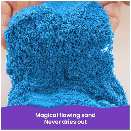 Miniatura 2 de Kinetic Sand - 907 g de Arena Mágica Azul para Mezclar, Moldear y Crear - Kit Manualidades Niños - Juguetes Niños 3 Años + - Arena Kinetica