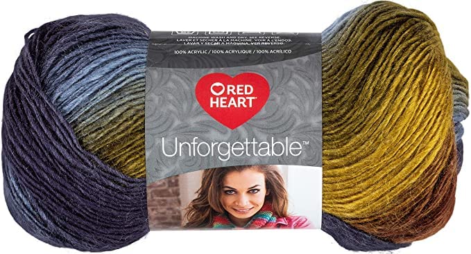 Image of Red Heart Boutique Unforgettable Woodlands Yarn - 3 Pack of 100g /3.5oz - Acrylic - 4 Medium (Worsted) - 270 Yards - Knitting /Crochet