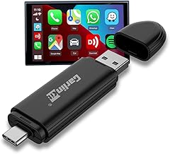 CarlinKit CarPlay Wireless Adapter MiNi SE 2025 - Auto Connect Online Update for iPhone, Apple CarPlay Wireless Adapter Convert OEM Wired CarPlay Cars, Plug & Play Dongle