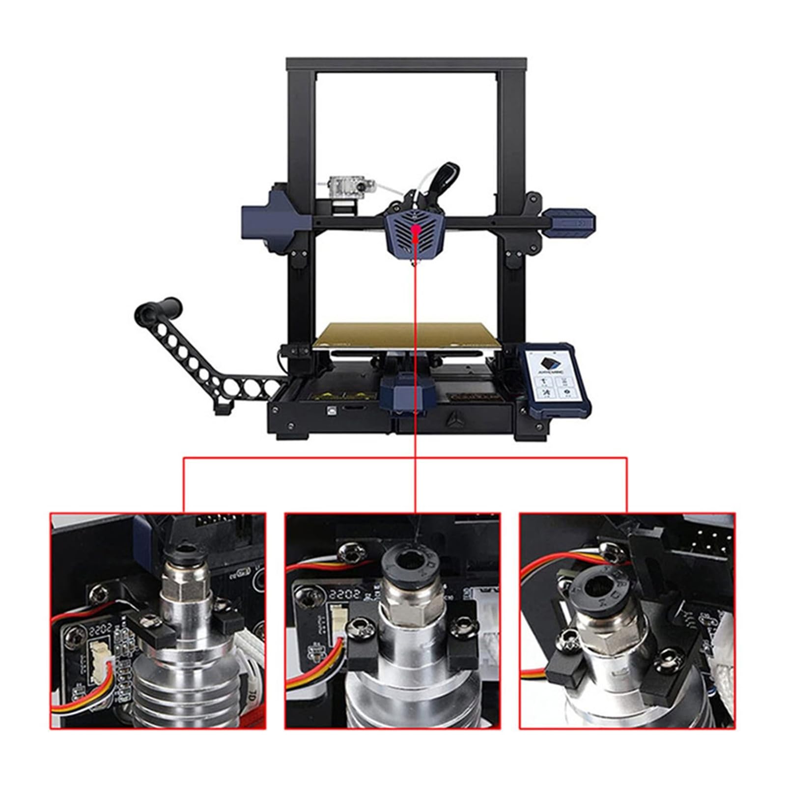Compatibile con Anycubic, blocco di montaggio hotend for Vyper/Kobra | Parte di ricambio durevole, for Vyper/Kobra 3, durevole e stabile