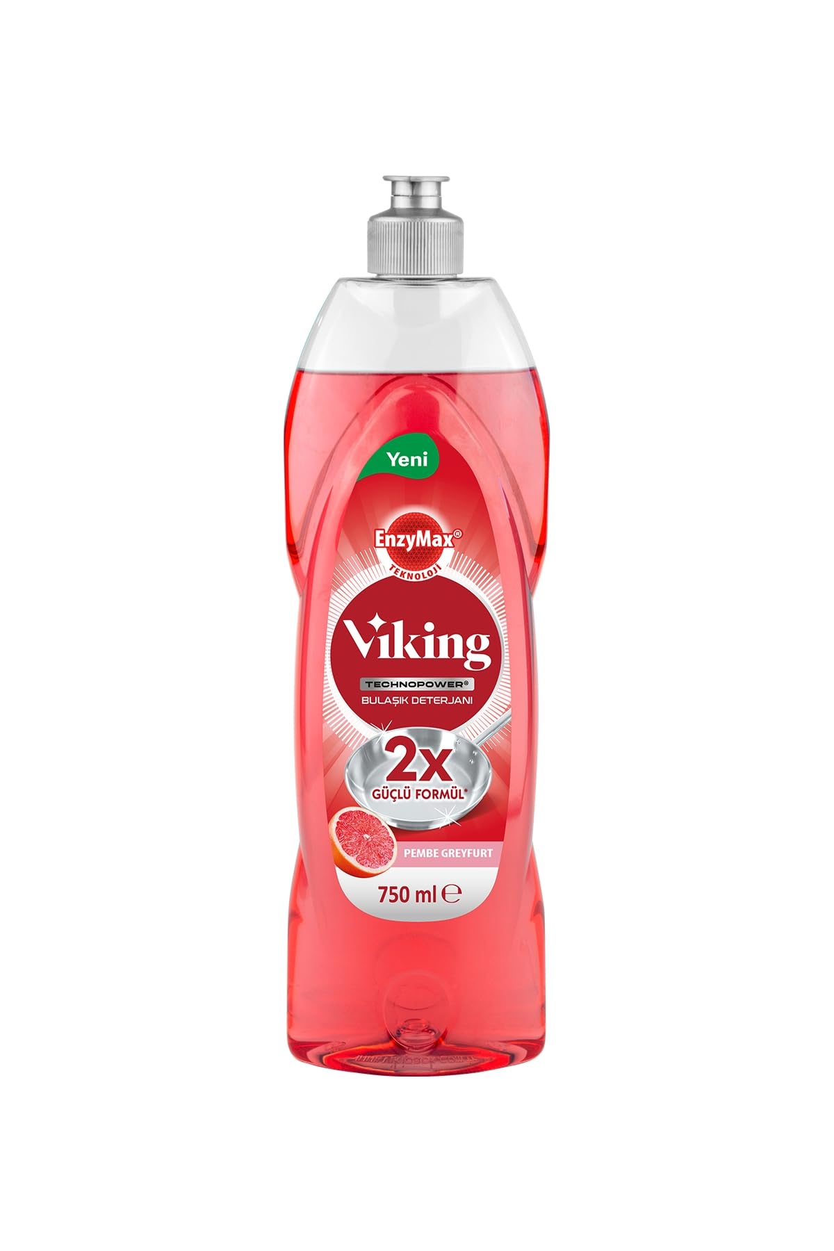 Viking TECHNOPOWER Bulaşık Deterjanı Pembe Greyfurt 750 ml