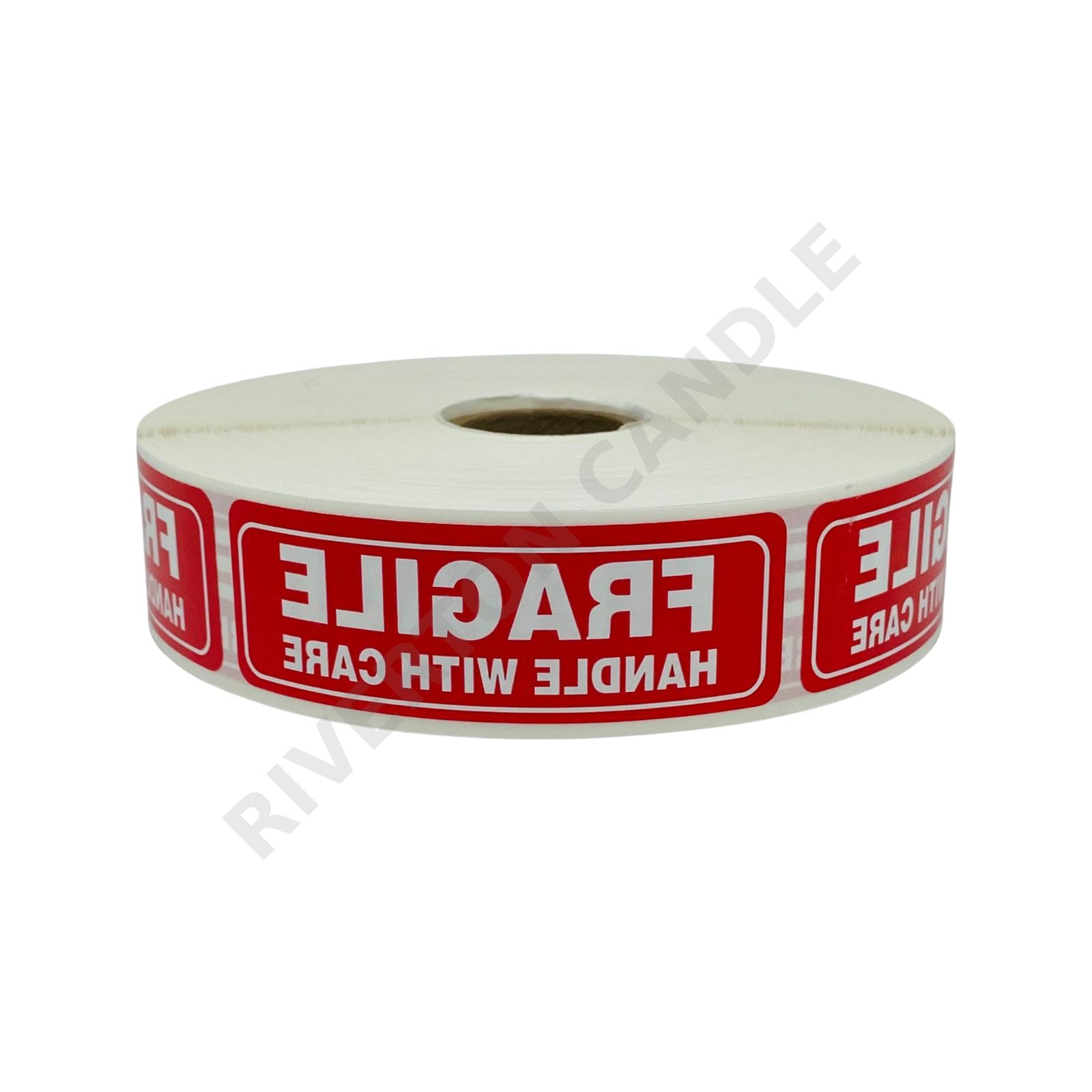 for 500 Red 1x3 Handle with Care Mailing Labels Stickers