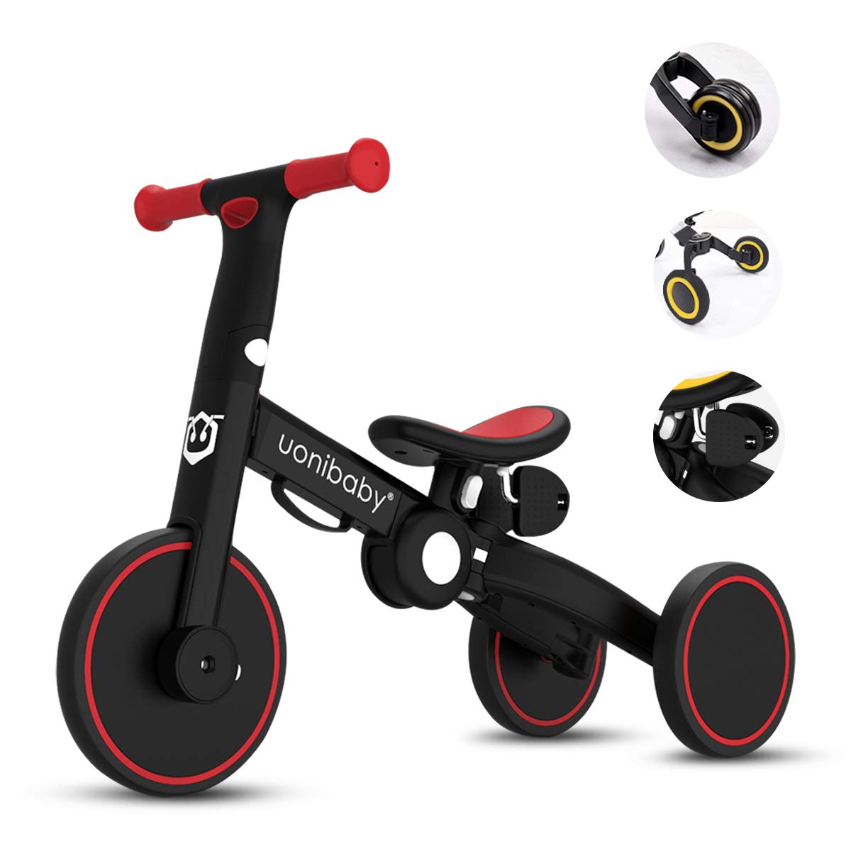 Buy OLYSPM 5 in 1 lightweight Baby Balance Bikes Pedal Tricycle