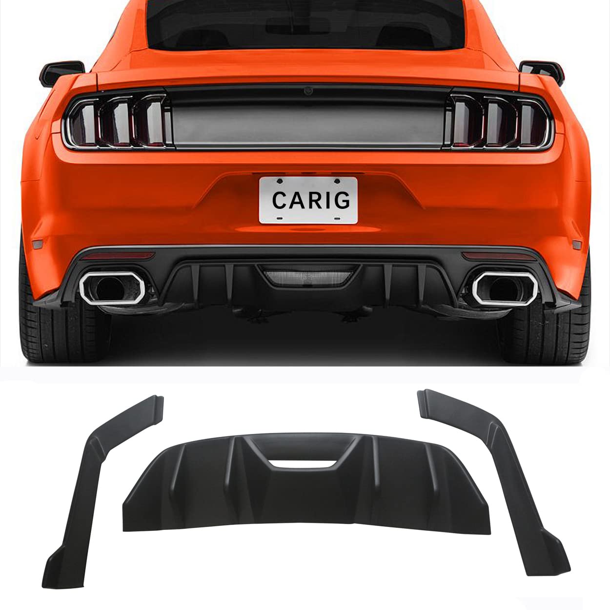 Amazon | CARIG リアディフューザー 2015-2017 フォード マスタング 