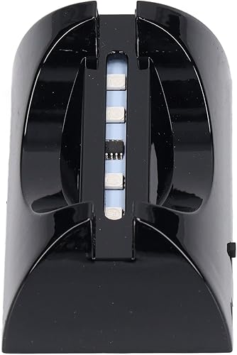 Miniatura 8 de Base de soporte de luz LED, base de pantalla de luces LED rectangulares, 4 cuentas de lámpara LED para pantalla de cristal, pedestal de arte,