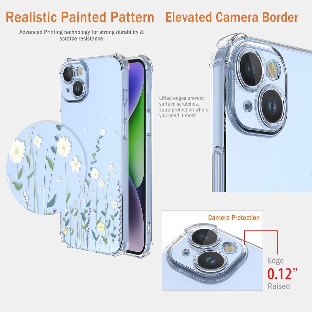 BORYA Cover per Xiaomi Redmi Note 11 Pro+ Plus 5G, Transparent Morbida Silicone TPU Bumper Custodia, Ultra Sottile Antiurto Setoso Semplice Elegante Pattern Case, Dancer bianca