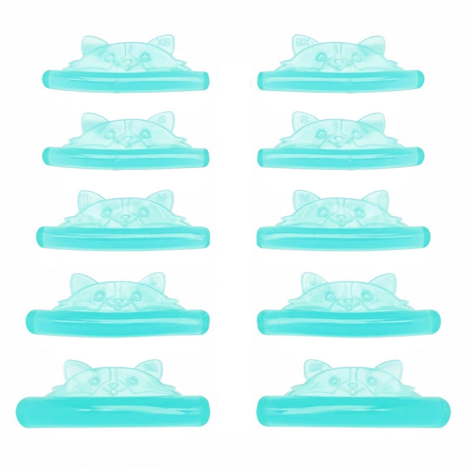 Lash Lift Pads Eyelash Perm Shield C Curl 5 Size Lash Lift Lamination Pad, Rapid 5 Minute Eyelash Lifting Shields Make Eyes Voluminous Flexible C curl