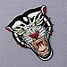 The Roaring Panther Patch Embroidered Applique Iron On Sew On Emblem