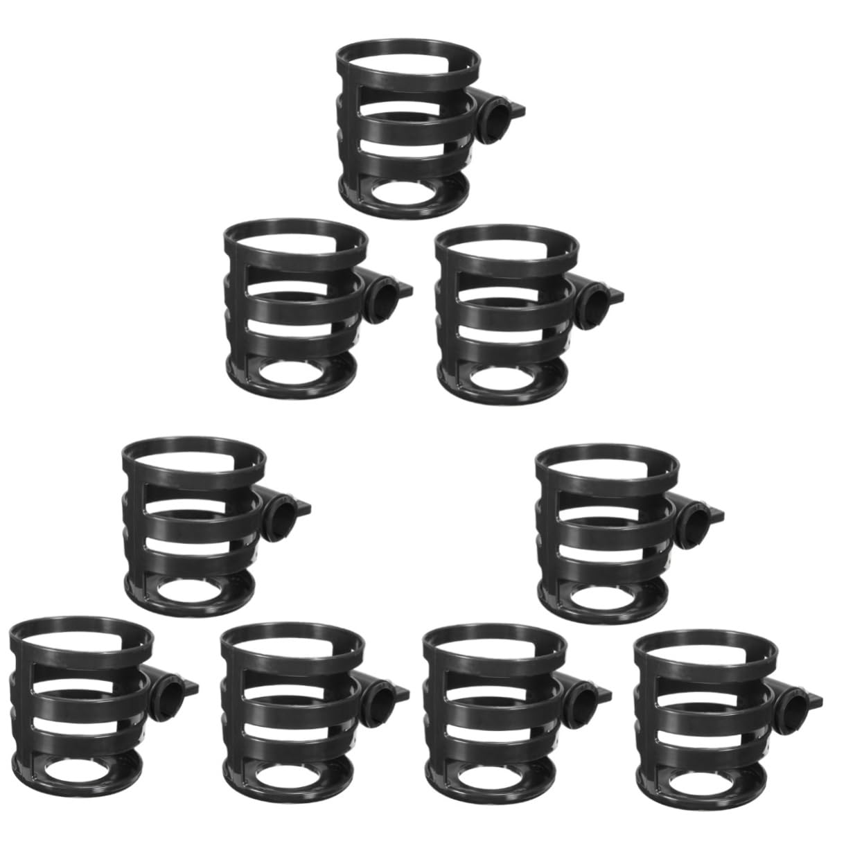 VICASKY 9pezzi Supporto Per Bottiglie Per Passeggini Da Portabottiglie Per Passeggini Facile Installazione e Rimozione Compatibile Con Biciclette e Scooter Design Ergonomico e Leggero