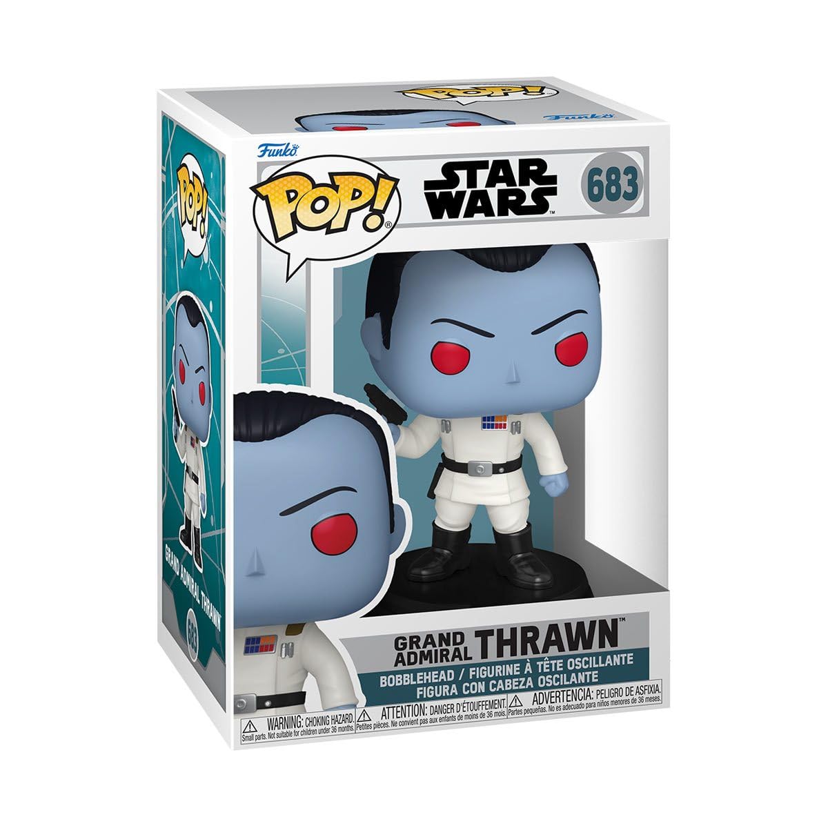 Amazon.co.jp: POP! スターウォーズ アソーカ スローン大提督 #683
