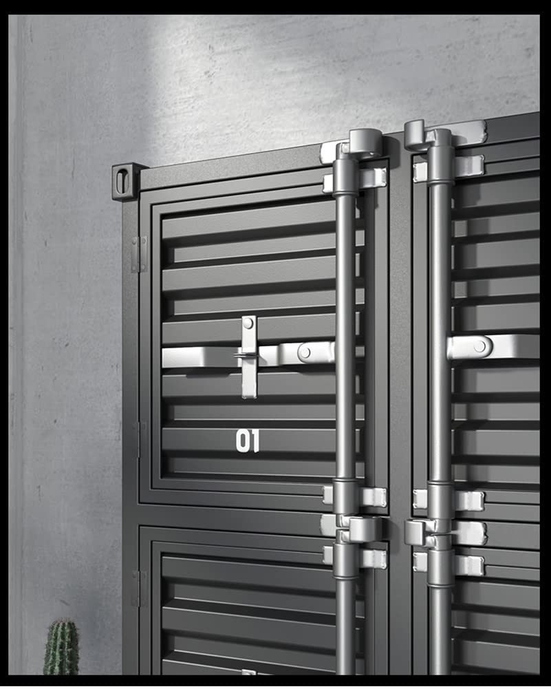 Metalowa szafka do przechowywania, industrialny design retro, wszechstronny organizer na dokumenty i ubrania na siłownię, do szkoły, biura, trwała i stylowa