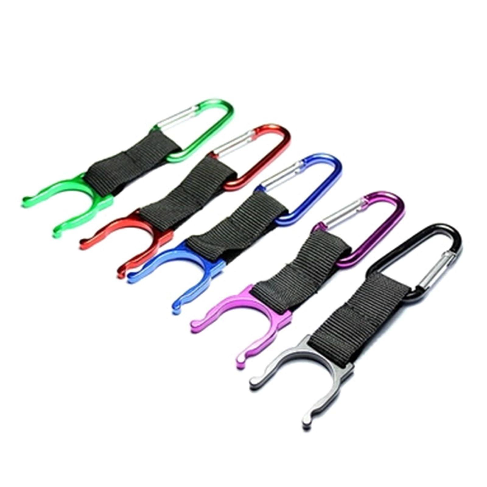 Alluminio Bottiglia di Acqua Gancio Outdoor Moschettone Acqua Clip di Trasporto Clip Bottiglie Holder Per Viaggi Bottiglia di Alluminio