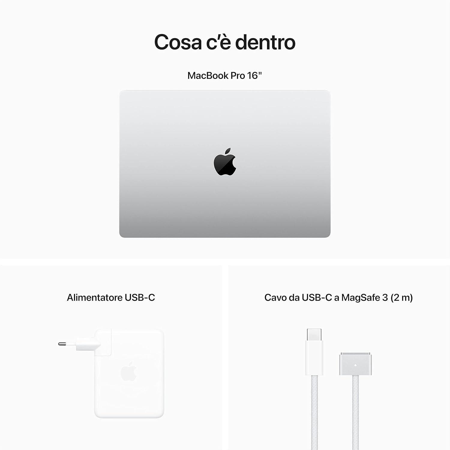 Apple 2024 Portatile MacBook Pro con chip M2 Pro: display Liquid Retina XDR da 16,2, 16GB di RAM, 512GB di archiviazione SSD, tastiera retroilluminata. Compatibile con iPhone/iPad; color Argento Apple 2024 Portatile MacBook Pro con chip M2 Pro: display Liquid Retina XDR da 16,2, 16GB di RAM, 512GB di archiviazione SSD, tastiera retroilluminata. Compatibile con iPhone/iPad; color Argento