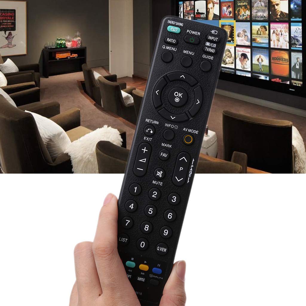 Jenor Fernbedienung für LG LCD-TV MKJ-42519618 MKJ42519618 tragbar, Schwarz