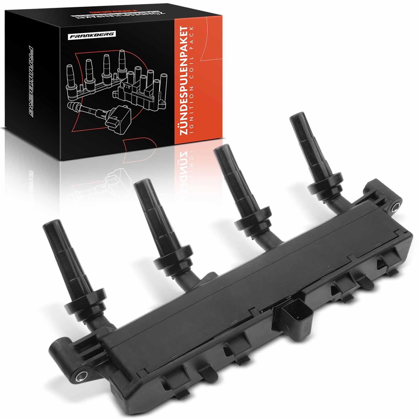 Frankberg Bobine di accensione Benzina Compatibile con C3 I FC FN 1.4L 206 Compatto 2A/C 1.4L C2 JM 1.1L C3 I FC FN 1.1L C2 JM 1.4L Replace# 597097