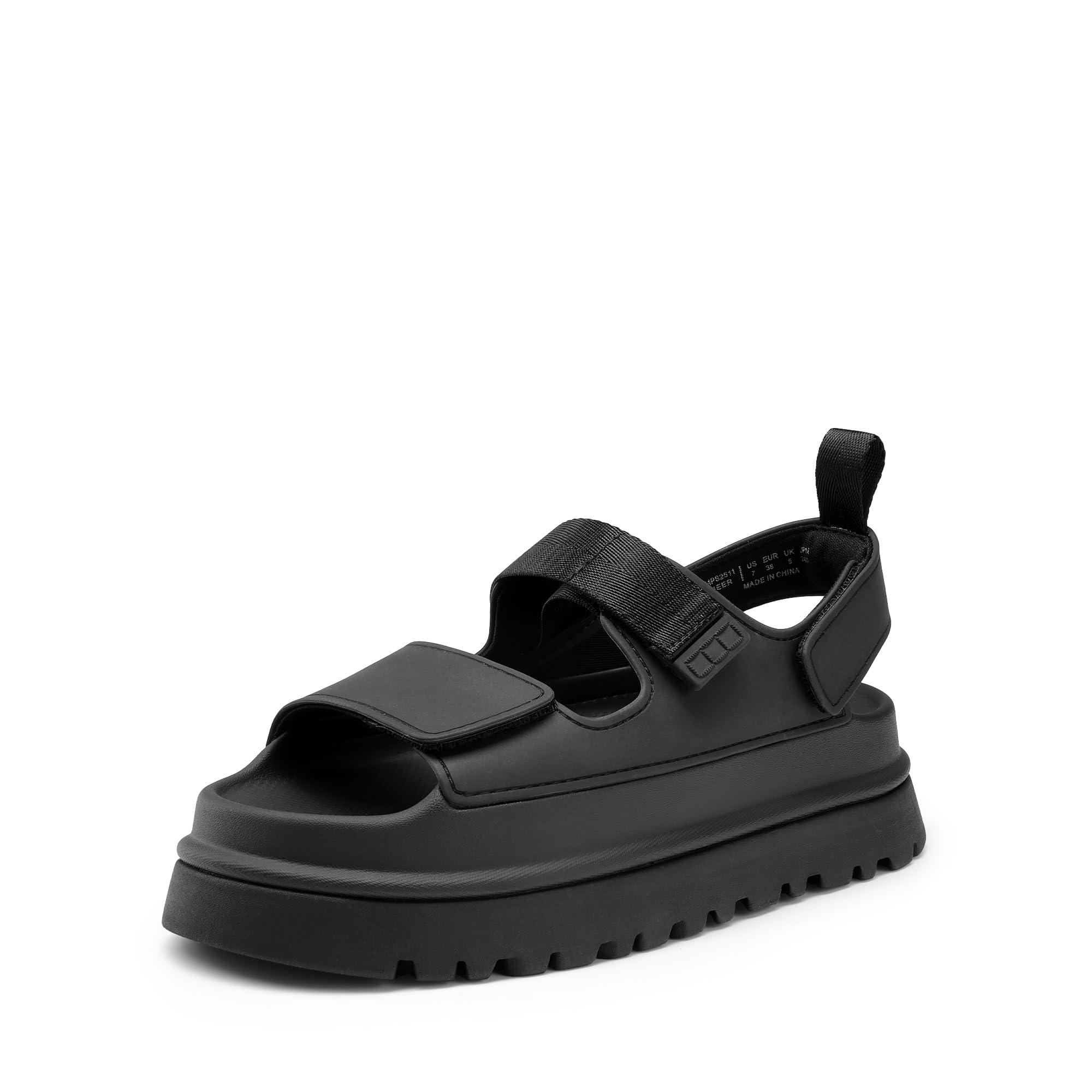 Platform Sandals for Women Chunky Open Toe Dress Walking Comfortable Flat Sandals for Summer