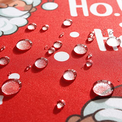Christmas Holiday Tablecloth for Rectangle Tables, 60 x 102 Inches Winter Spill-Proof Washable Polyester Santa Claus Wrinkle Free Printed Oblong Table Cover,Red Table Cloth for Home, Dinner, Party – Image 7