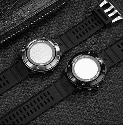 UWear GPS running watch,outdoor gps smart sports watch for hiking cycling with Fitness Activity Tracking, for iPhone Android (Iron gery-80C) - Thumbnail 3
