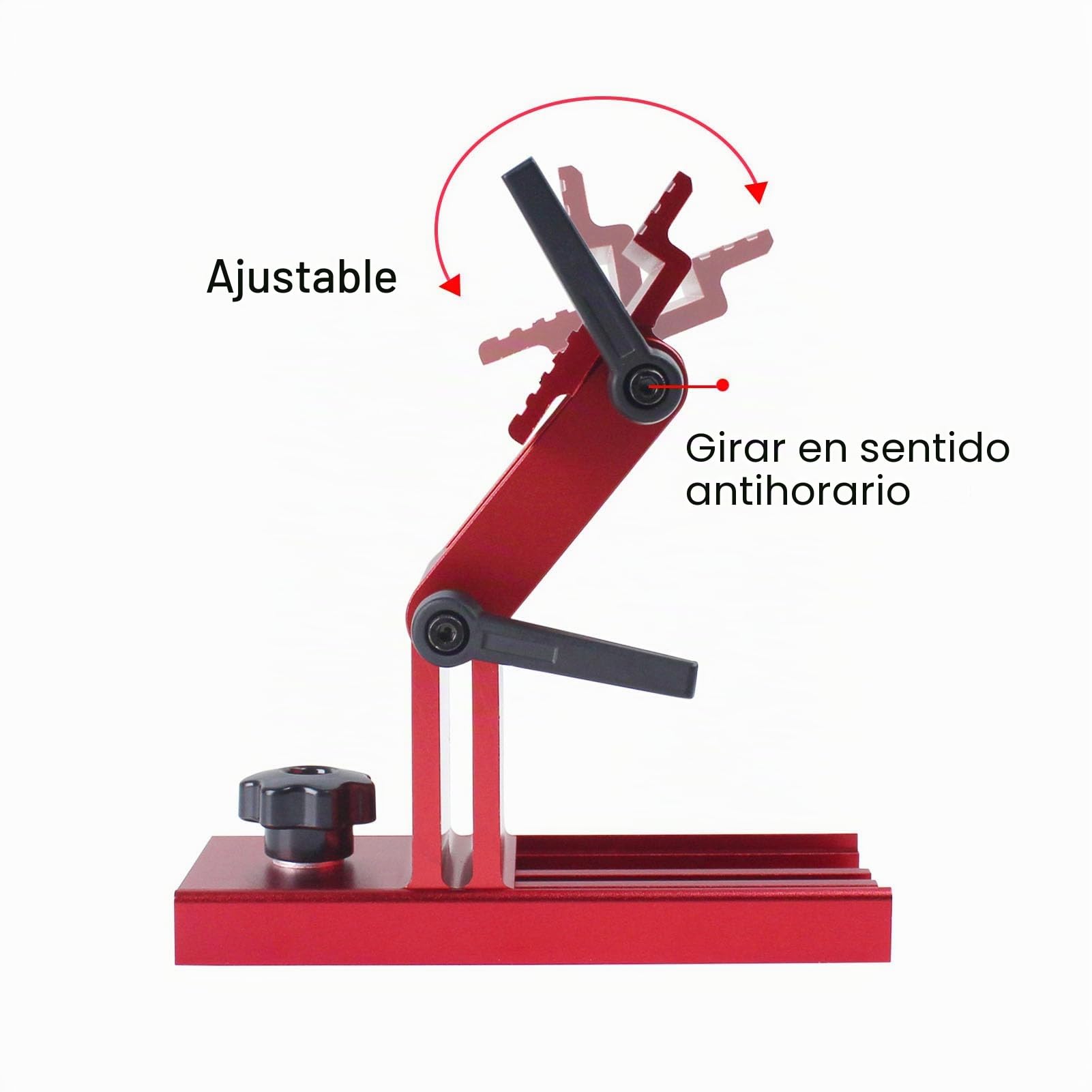 Plantilla de Afilado de Soporte de Herramientas de Repuesto Ajustable para Amoladoras y Lijadoras de Banco de 6 u 8 Pulgadas, Guía de Afilado para un Fácil Pulido de Herramientas