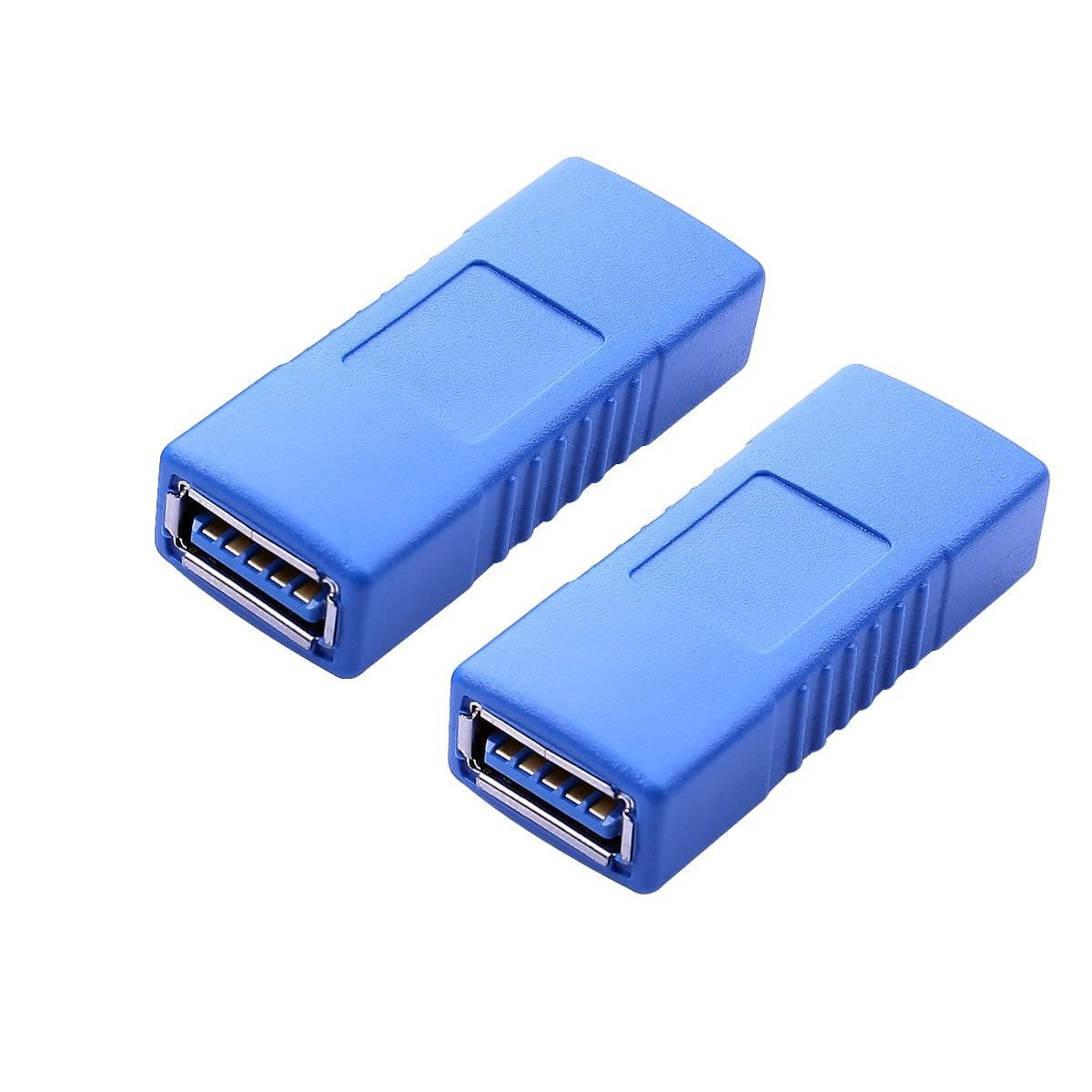 H-its Kabel : (2 Pieces) - USB 3.0 A Type Female to USB3.0 A Type Female Coupler - USB 3.0 Adapter Coupling Connection Coupler Extension - A Female to A Female - for 2 USB Connect Cable Connecting (B09WNLC76N) Amazon Price History, Amazon Price Tracker