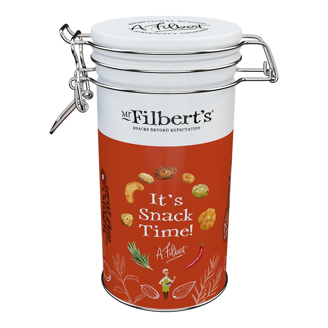 Sponsored Ad – Mr Filbert's - It's Snack Time! Nut Selection, Espresso Coffee Chocolate Nut Mix, Salted Caramel Chocolate Nut Mix, Chocolate Orange Nut Mix, Cherry Berry Chocolate Nut Mix, Large Tin, 300g