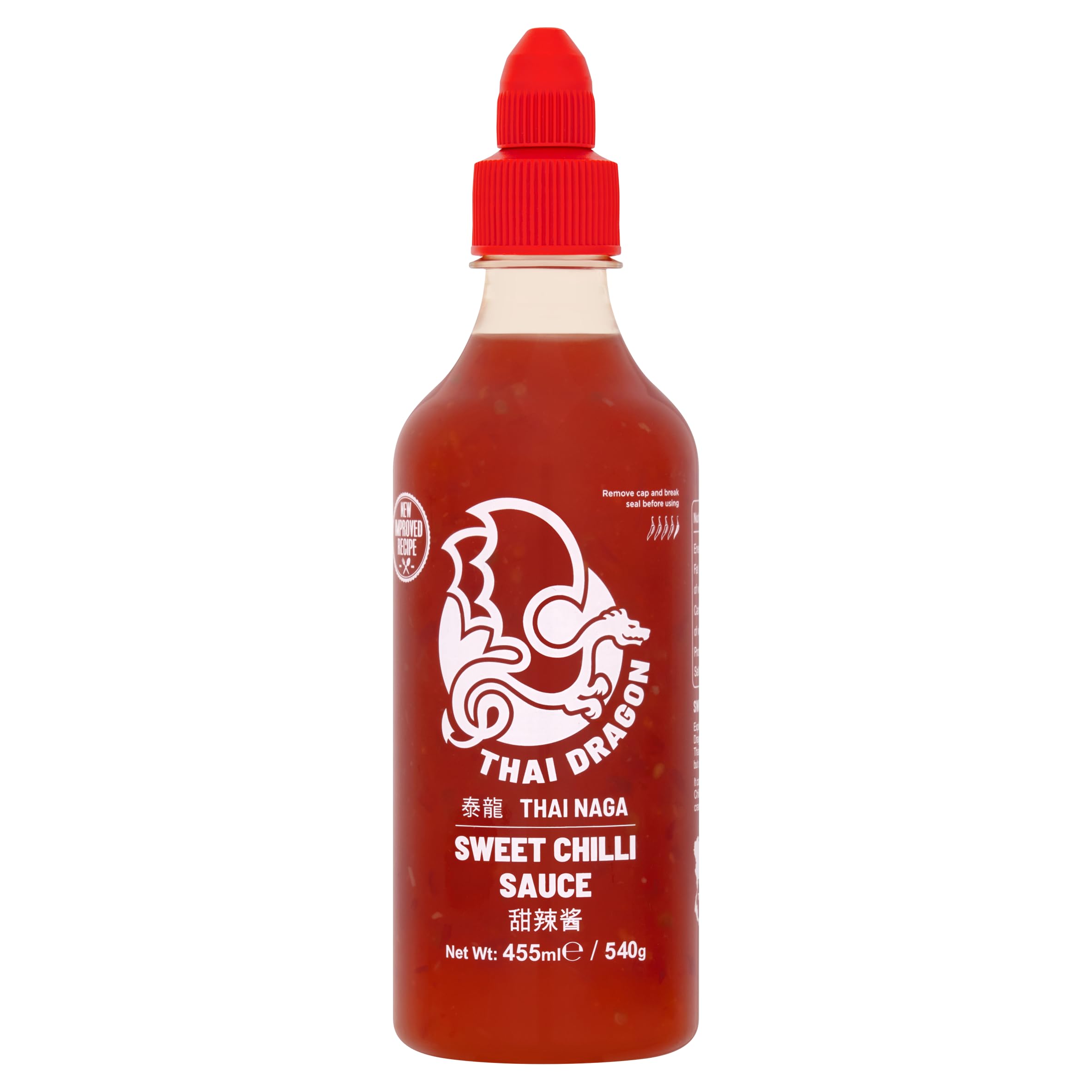 OfficeXpress Europe Thai Dragon Sweet Chilli Sauce, 455ml,White