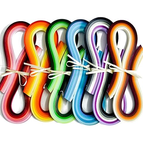 Juya Paper Quilling Set 720 Strips 36 Colors 54cm Length/Strip Paper Width 5mm Cover