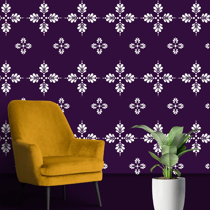Décor Gali Flower Design Wall Painting Stencils for Your Home, Wall, Living Room, Bedroom - Latest Stencil Design Collections/Design No - WSS-D49 (B09TT8Q9DQ) Amazon Price History, Amazon Price Tracker