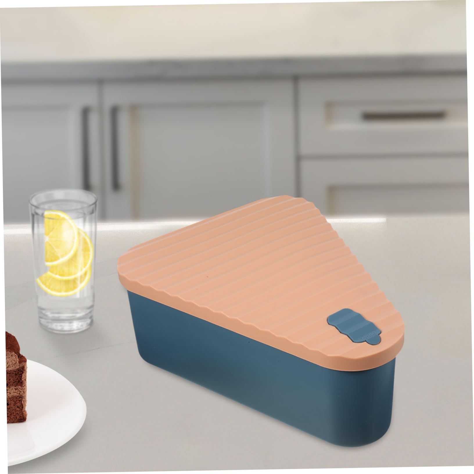 ABOOFAN Pizza Container Silicone Pizza Storage Box for Fresh Keeping and Sealing for Takeaway Pastry Storage Lightweight and Easy to Clean