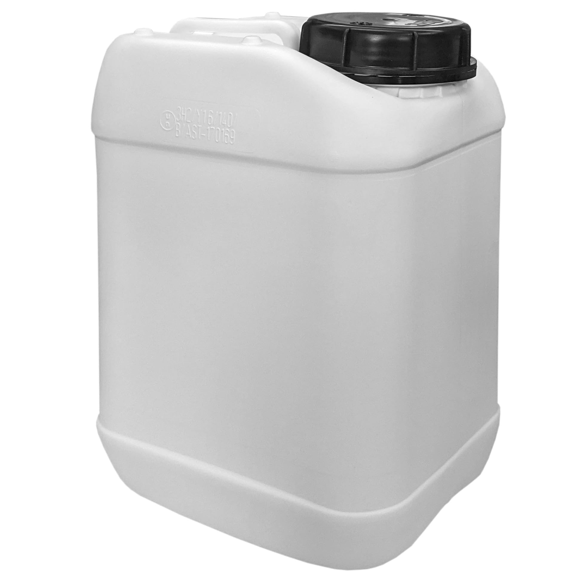 plasteo® 3 taniche da 10 litri a collo largo (chiusura 96 OV-A) | per uso alimentare | portatile e robusto | tanica per acqua da campeggio | senza BPA | Made in Germany