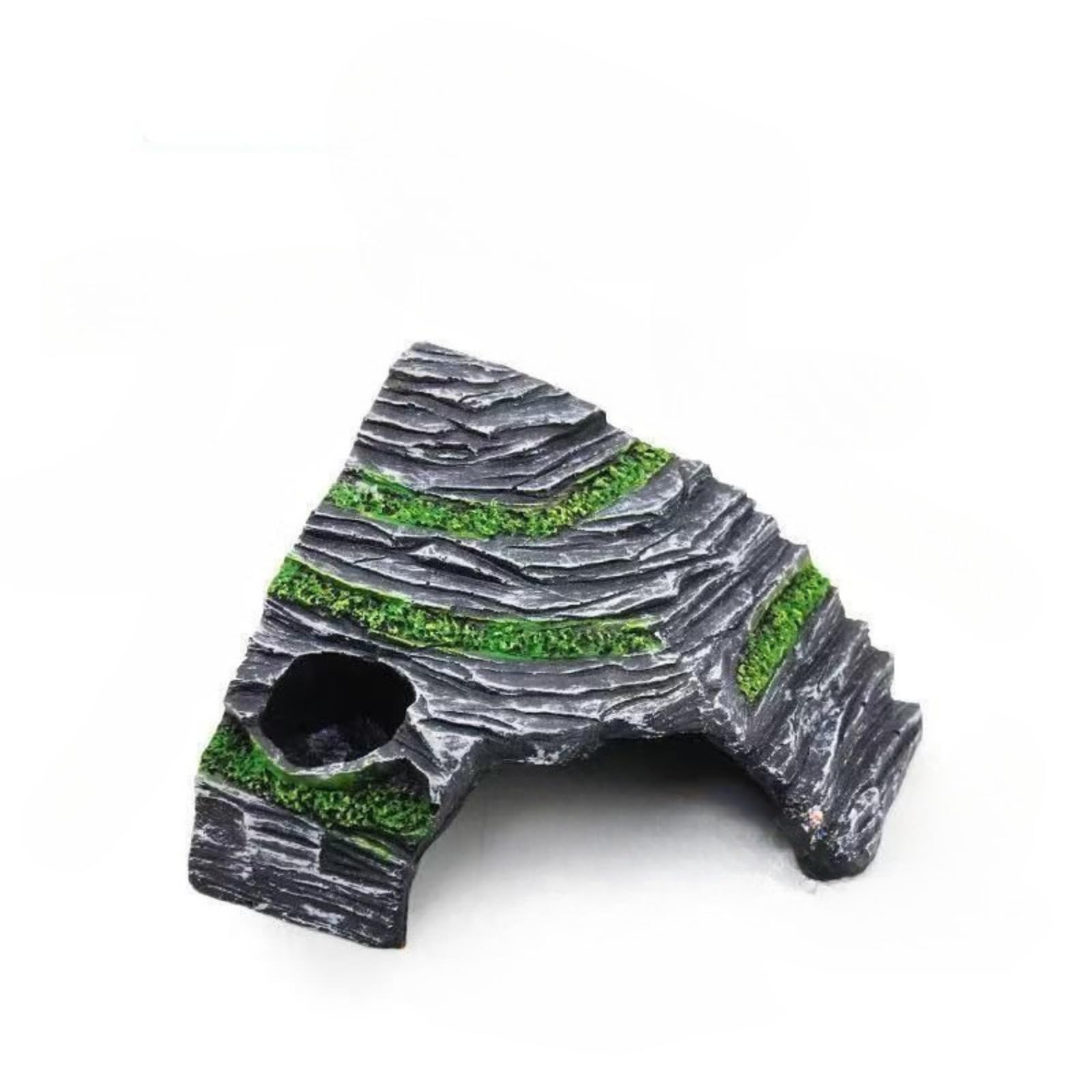 Fish Tank Landscaping Rockery Tortoise, 15 cm, piattaforma di asciugatura al sole nascondiglio