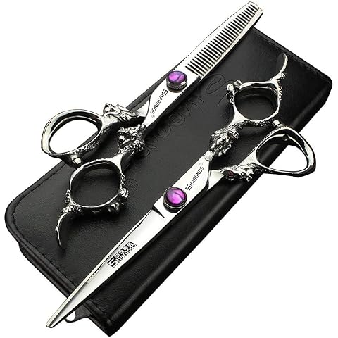 6" Professional Hairdressing Scissors Set, Hair Clipper/Household Stainless Steel Hair Clipper (6" Silver Set) Cover