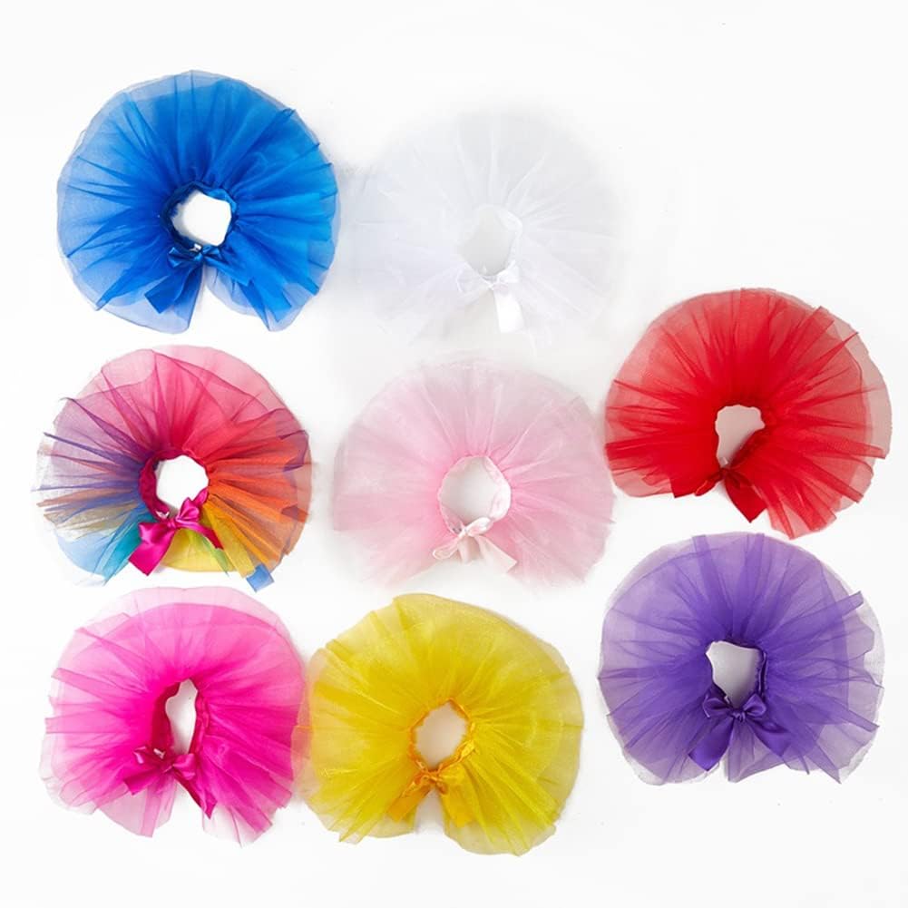 Garvee Cute Pet Birthday Tutu Skirt, Easy to Wear Colorful Costume for Small Medium Large Dogs Cats, Pink, M — image 1