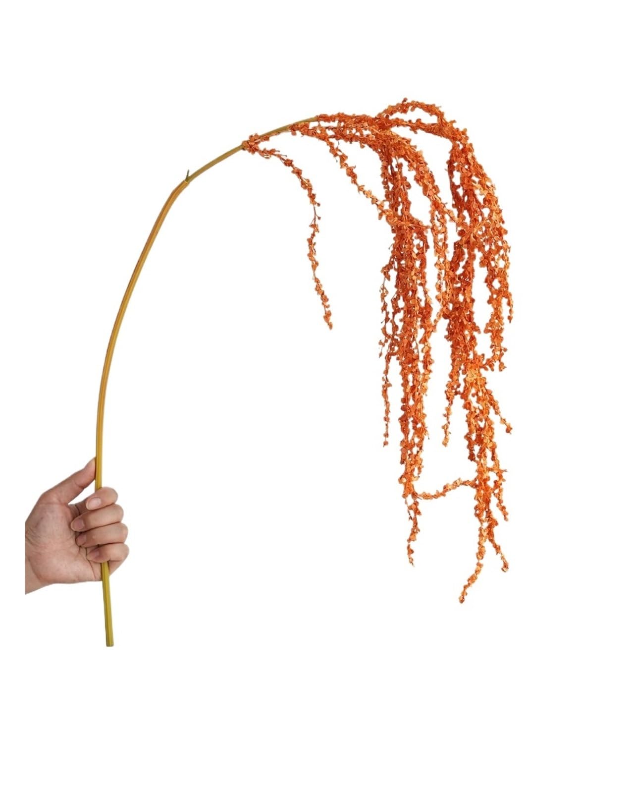 Casetlong 1PC Orange Artificial Flowers Decorative Floral Stems Autumn Arrangement Series