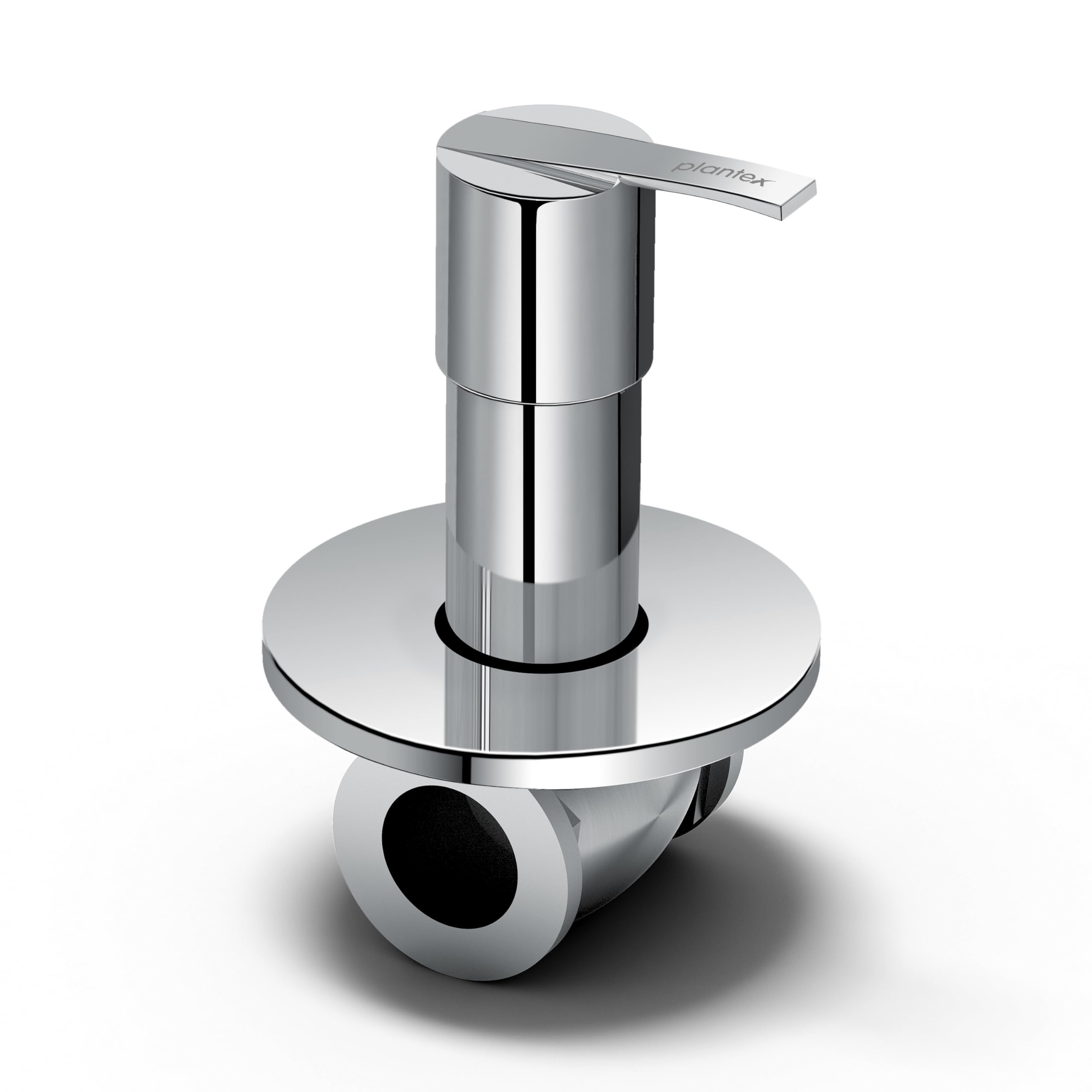 Plantex Pure Brass AQ-1406 Angular Concealed Stop Cock/Concealed Stop Valve Tap For Bathroom With Teflon Tape & Adjustable Brass Wall Flange - 15 mm (Mirror-Chrome Finish) (B093Y3RC65) Amazon Price History, Amazon Price Tracker