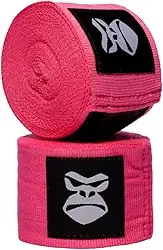 Bandagem Fita Elástica 3 Metros Boxe Muay Thai Treino Protetor Mao Punho Brasil Gorilla Verde e Amarelo