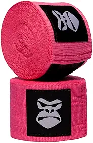 Bandagem Fita Elástica 3 Metros Boxe Muay Thai Treino Protetor Mao Punho Brasil Gorilla Verde e Amarelo