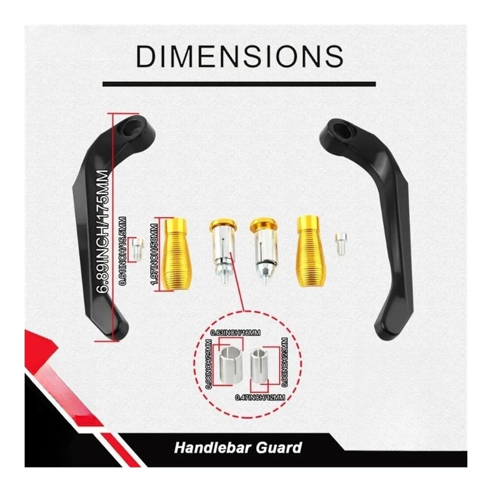 Manopole Moto Universali 22mm Per Yama&ha MT-09 MT09 MT 09 Guard Freno Leve Frizione Maniglia Bar Protector