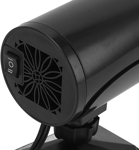 Miniatura 7 de Generic - Calefactor de coche portátil, desempañador y descongelador de parabrisas, 12 V 150 W giratorio 2 modos, calefactor y desempañador de coche