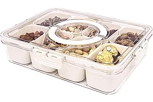 Yuroochii Snack Tray with Lid for Travel
