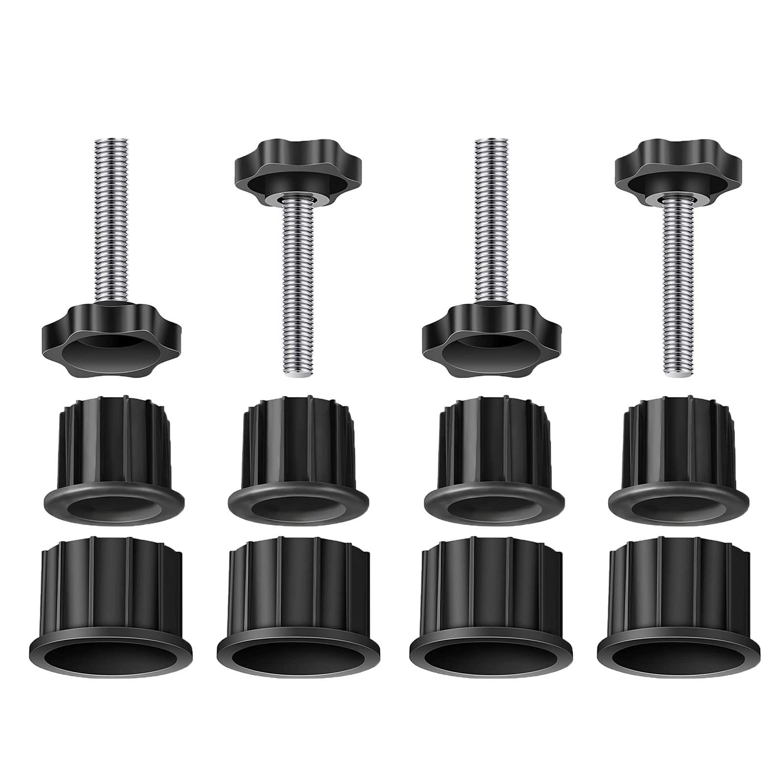 XUYUH Umbrella Stand Parasol Umbrella Mount Clamp Base Stand Hole Rings Plug Cover for Outdoor Garden Picnic Table Dock Pontoons Deck Railing