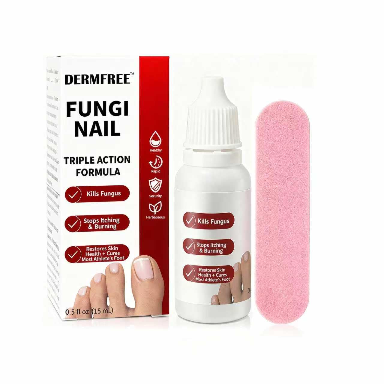 Fungi Nail Toenail Treatment Extra Strength,Toenail Renewal Serum, Nail Conditioning Solution for Thick&Discolored Nails, Quick-Dry Dropper, Safely & Gently for Healthier Nails, 0.5 Fl Oz (Pack of 1) 0.5