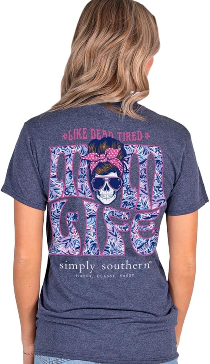 Simply Southern Dead Tired Mom Life Short Sleeve T-Shirt